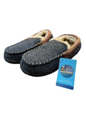 Rockdove Men's Moccasin Slippers Size 12 NWT